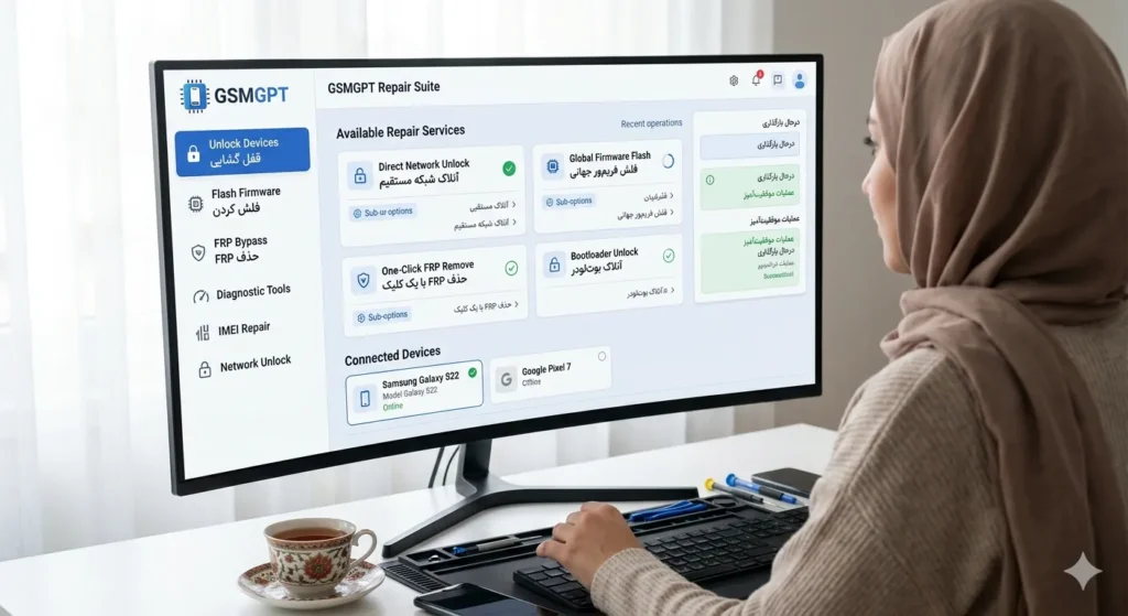 بررسی جامع تعمیرات نرم‌افزاری تلفن همراه