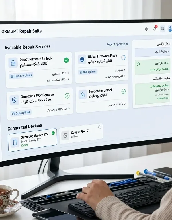 بررسی جامع تعمیرات نرم‌افزاری تلفن همراه