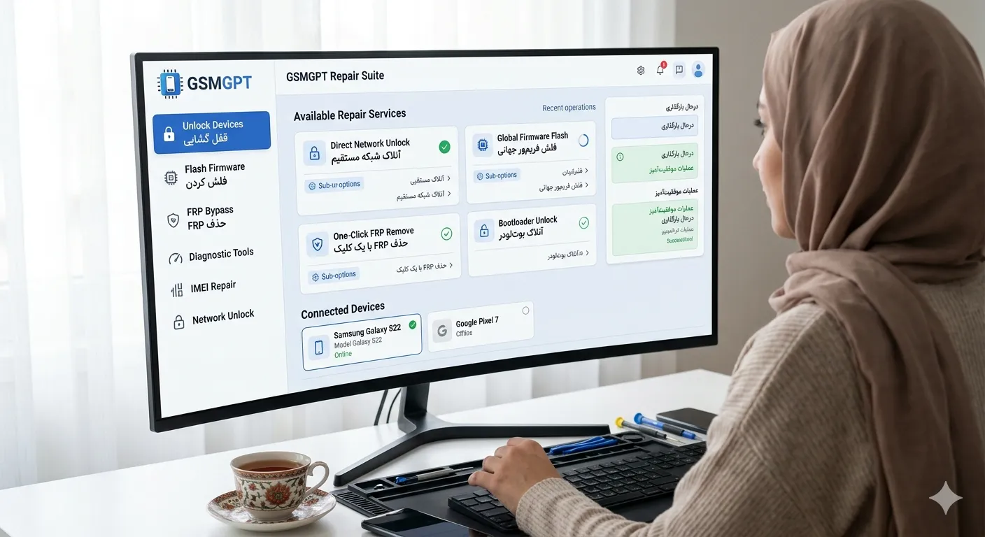 بررسی جامع تعمیرات نرم‌افزاری تلفن همراه
